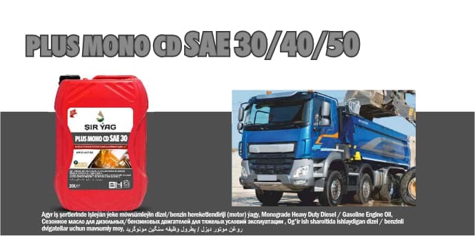 PLUS MONO CD SAE 30 40 50 — ŞIR ÝAG ürünü