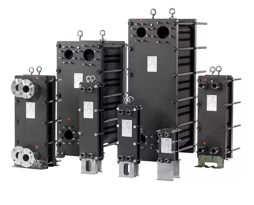 collapsible and brazed heat exchangers — product photo