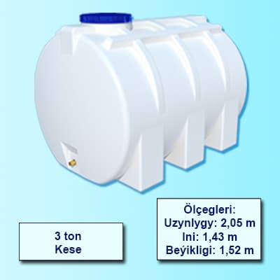3000 L horizontal tanks — product by Ак Кент
