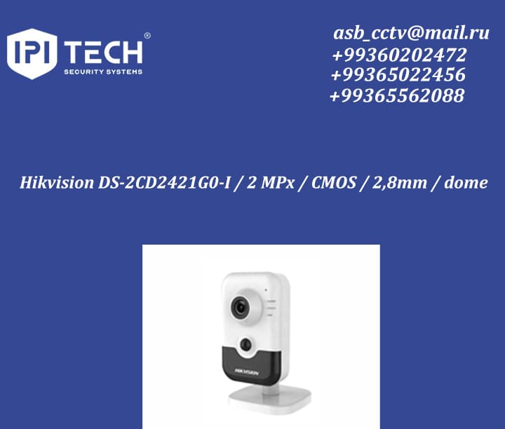 Hikvision DS-2CD2421G0-I / 2 MPx / CMOS / 2,8mm / dome — İpi Tech ürünü