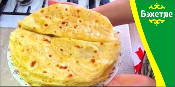 Kostyby tworogly we banan bilen — Tatar Aşhanasy "Bahetle" önümi