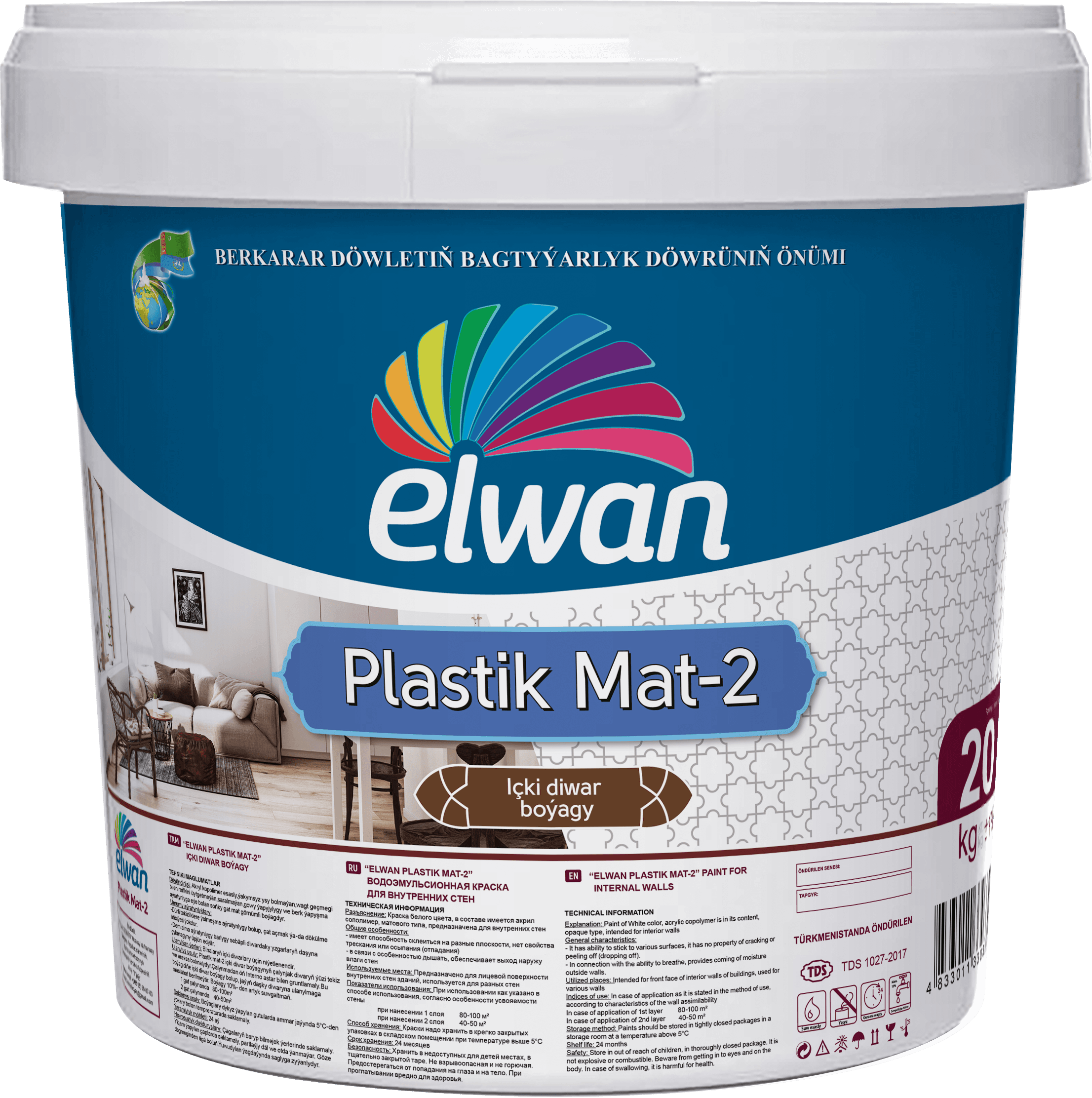 içki diwar boýag — Elwan Boýag önümi