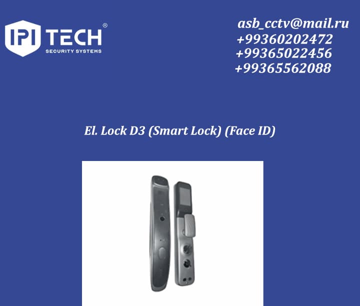 El. Lock D3 (Smart Lock) (Face ID) — product by Ipi Tech