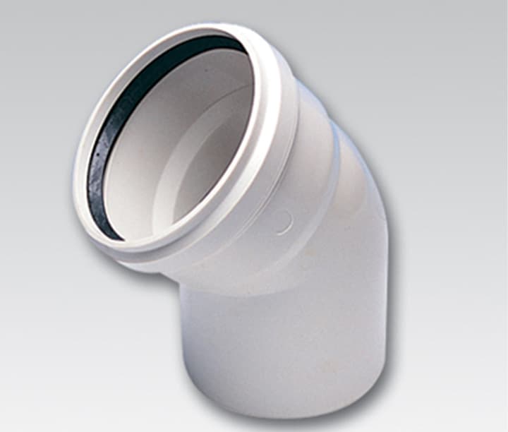 PVC elbow Ø 110 x 45 — product photo