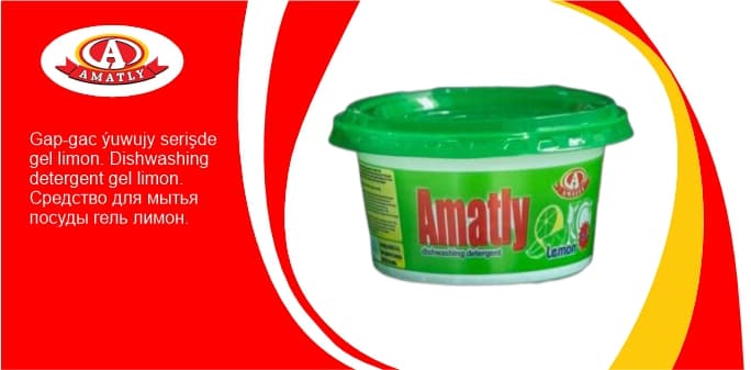 Dishwashing detergent gel limon 400g — product by "Аматлы" Моющие Средства