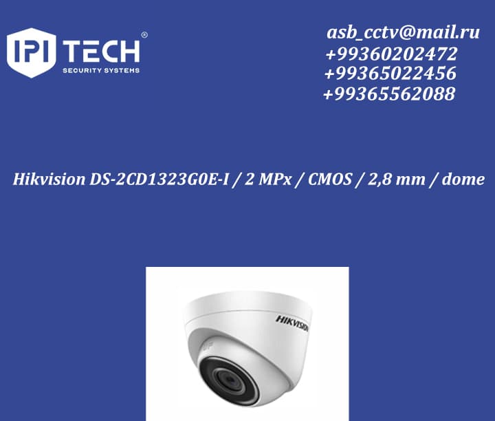 Hikvision DS-2CD1323G0E-I / 2 MPx / CMOS / 2,8 mm / dome — İpi Tech ürünü