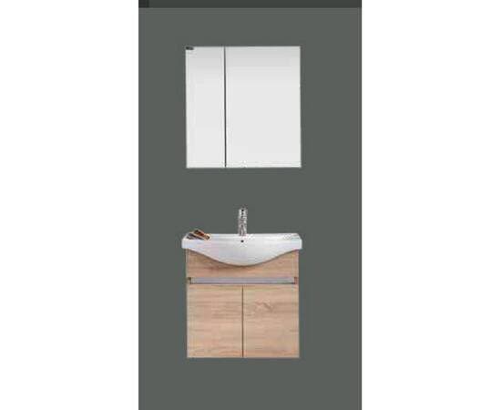 Раковина в ванную комнату с тумбой и зеркалом 65см — product by Сантехника Ашхабад