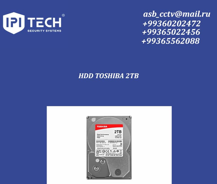 HDD TOSHIBA 2TB — Ipi Tech önümi