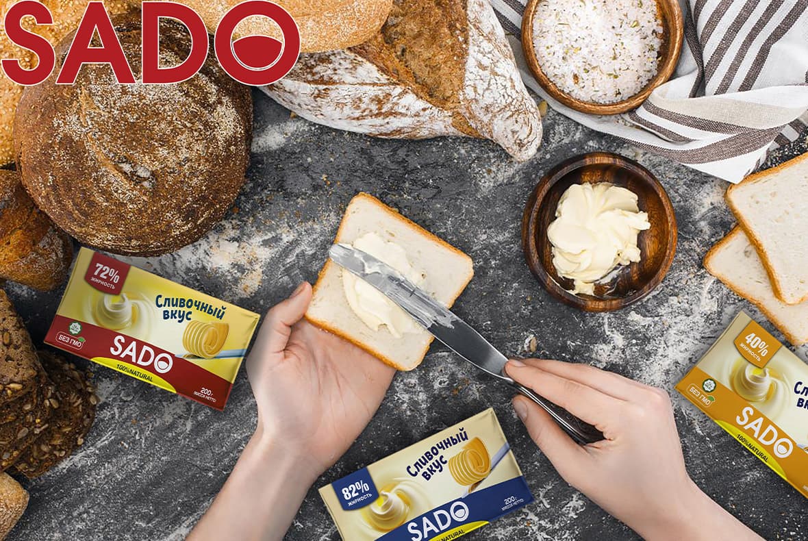 маргарин 82% в пачках по 150-200-250 г — product photo