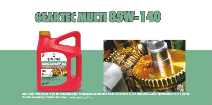 GEARTEC MULTI 85W-140 — ŞIR ÝAG ürünü