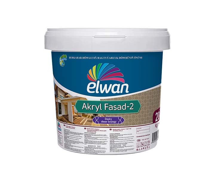 daşky diwar boýag "akryl fasad-2" — Elwan Boýag önümi