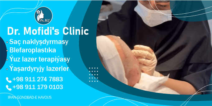Saç naklyşdyrmasy — Doktor Mofidiniň Klinikasy önümi
