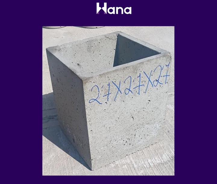 BETON GUL GORSOK 27*27*27 (DORTBURC UZYN KICI) — Hana önümi