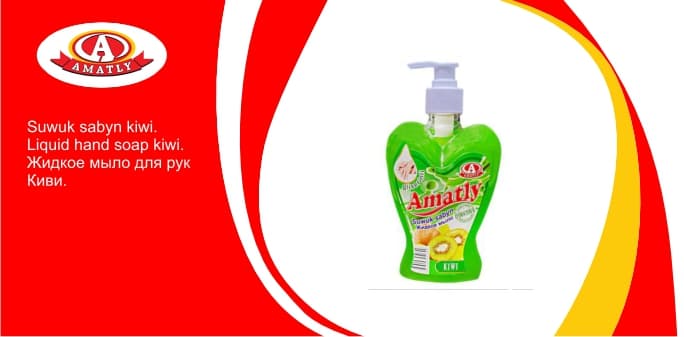Liquid hand soap kivi 450g — product by "Аматлы" Моющие Средства