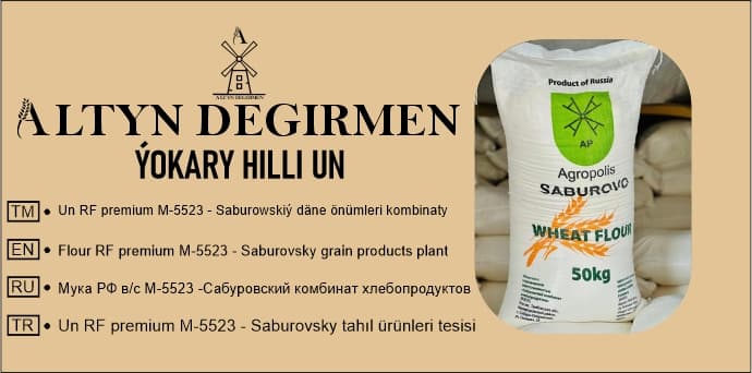 Un RF premium M-5523 ​​​​- Saburowskiý däne önümleri kombinaty — Altyn Degirmen önümi