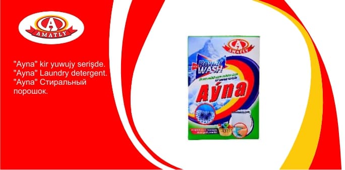 "Ayna" laundry detergent 380g — "Аmatly" Ýuwujy Serişdeleri önümi