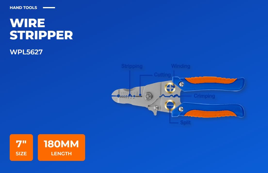 Инструмент для зачистки проводов WPL5627 — product by Wadfow Turkmenistan