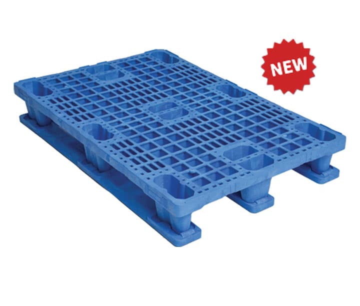 3 Alt Reýsli (Polozyaly) Ýewro Plastik Pallet (1200 x 800 mm) — Senagat Plastik önümi
