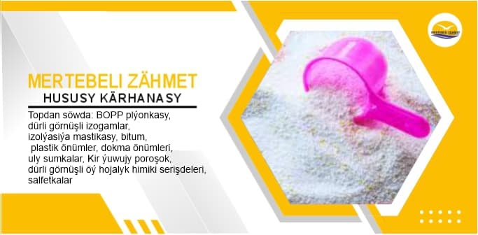 Kir ýuwujy poroşok — Mertebeli Zahmet önümi