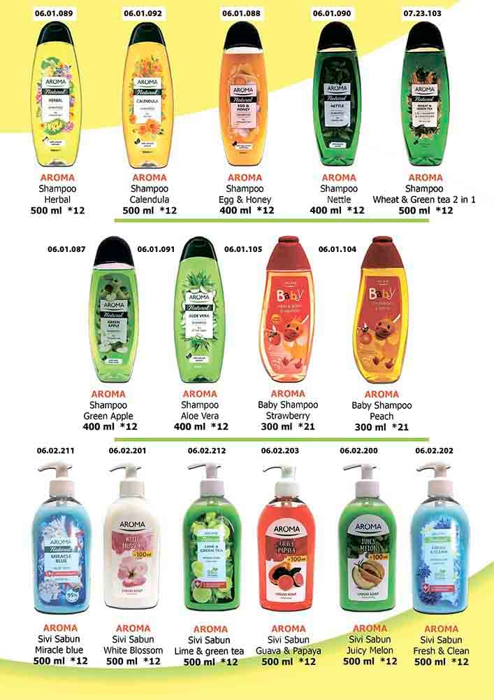 shampoos — product photo