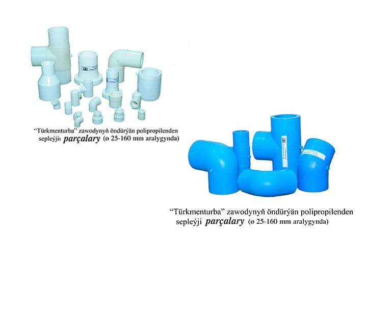 polypropylene pipes of various pressures for hot water supply with an outer diameter of 25 to 160 mm — product by Завод "Тур…