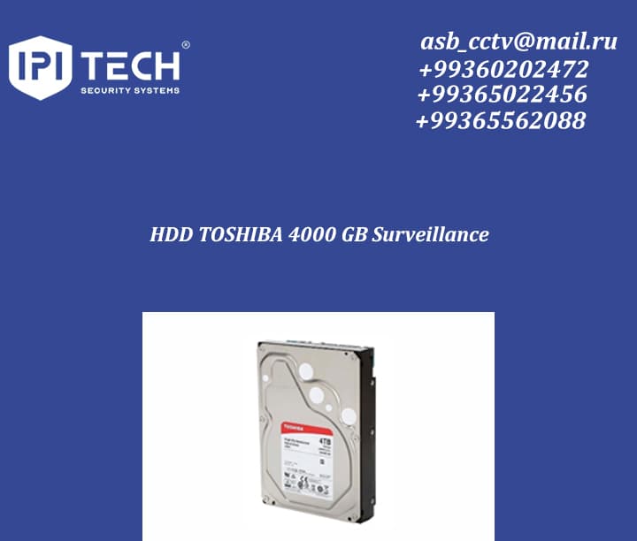 HDD TOSHIBA 4000 GB Surveillance — Ipi Tech önümi