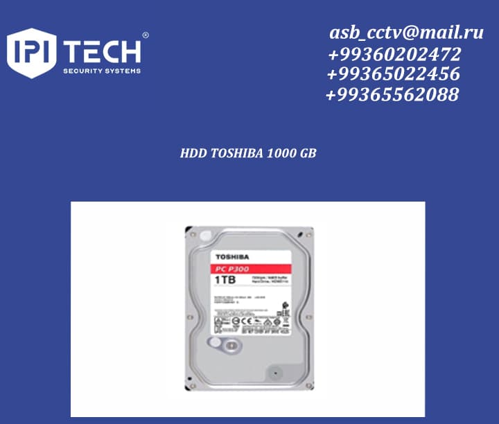HDD TOSHIBA 1000 GB — Ipi Tech önümi