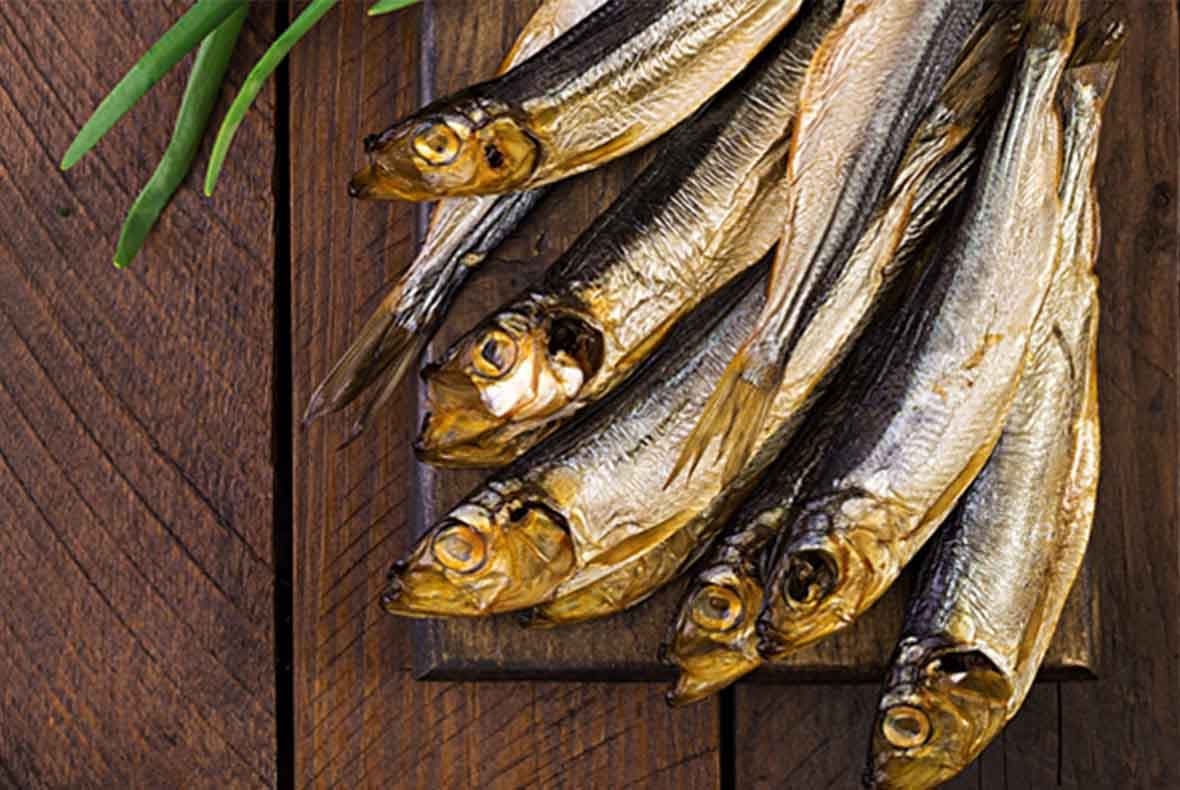 cold smoked fish — product photo