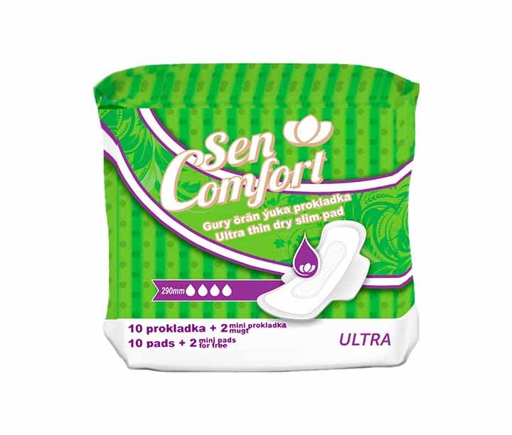 zenan prokladkalar örän ýuka ''SEN COMFORT'' 290 mm dry — Arassa Önüm önümi