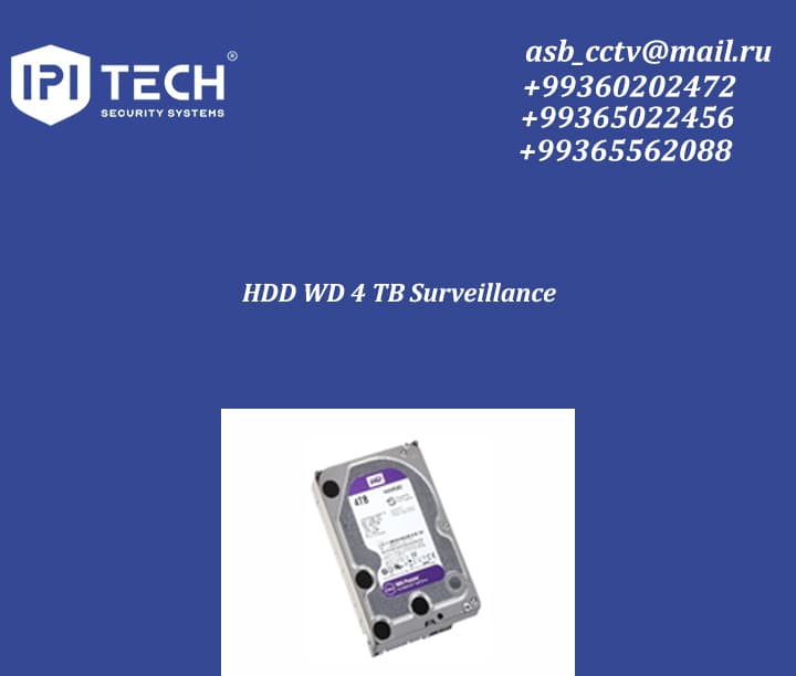 HDD WD 4 TB Surveillance — Ipi Tech önümi
