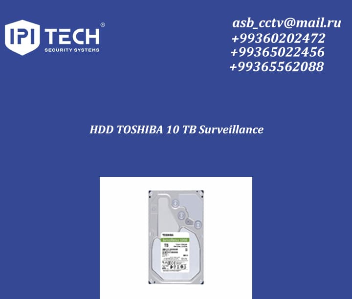 HDD TOSHIBA 10 TB Surveillance — Ipi Tech önümi
