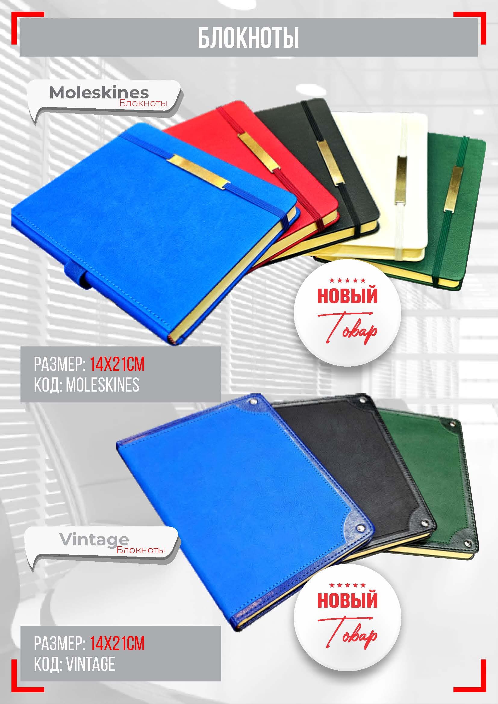 Moleskines Blaknotlar — Dem Promotion önümi