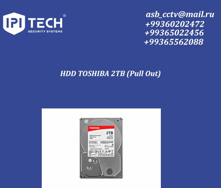 HDD TOSHIBA 2TB (Pull Out) — Ipi Tech önümi