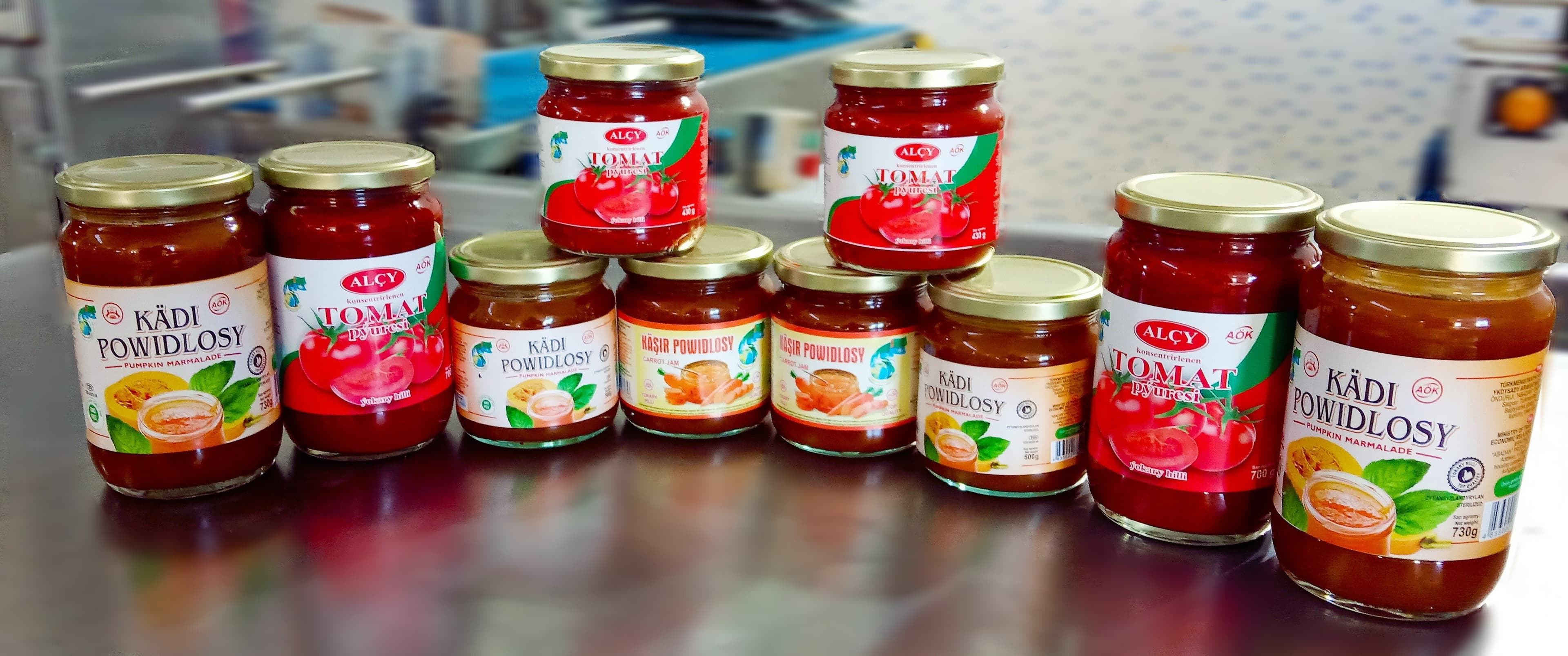 alma powidlosy 500gr — Abadan Önümçilik Kärhanasy önümi