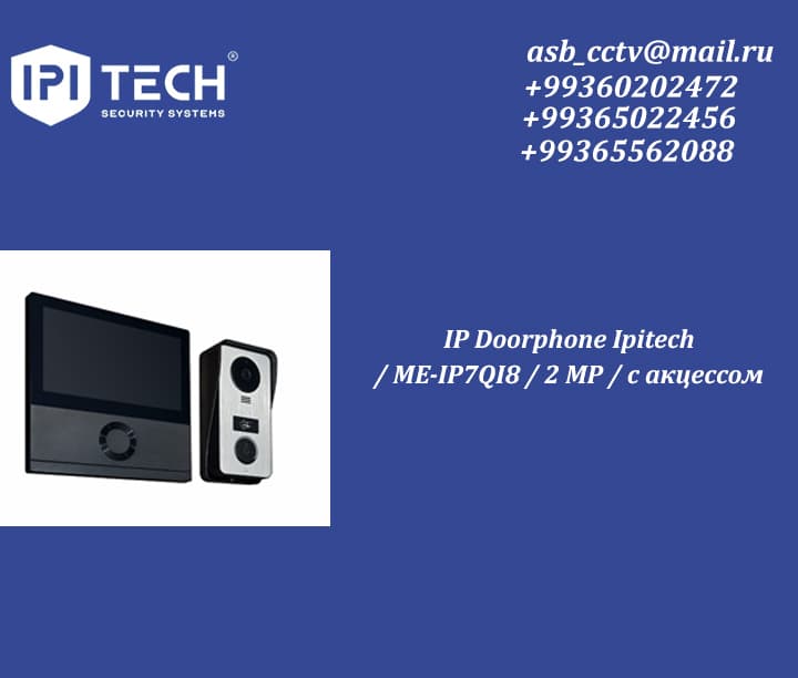 IP Doorphone Ipitech / ME-IP7QI8 / 2 MP / с акцессом — Ipi Tech önümi