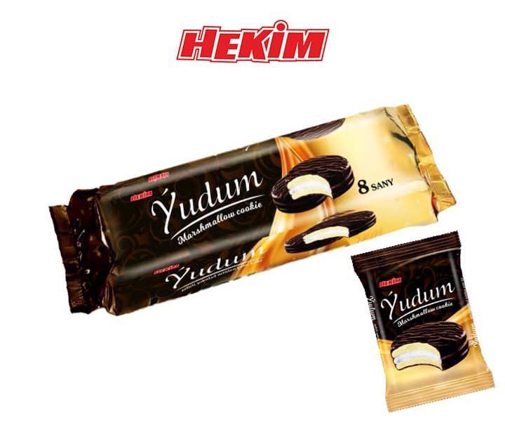 “HEKIM - ÝUDUM” zefirli şokolad örtülen petir köke — "hekim" Konditer Önümleri önümi