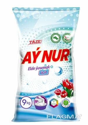 Washing powder "Aý nur hand washing" 9 kg. — product photo