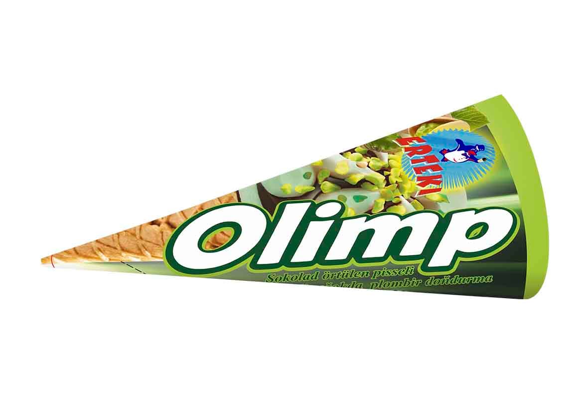 "Olimp" maňyzly şokolad örtülen plombir doňdurma — fotoğraf 3