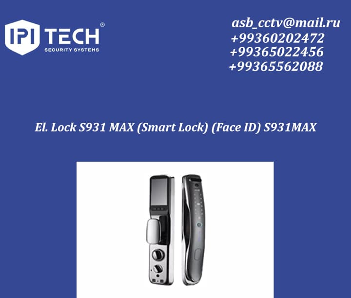 El. Lock S931 MAX (Smart Lock) (Face ID) S931MAX — product by Ipi Tech