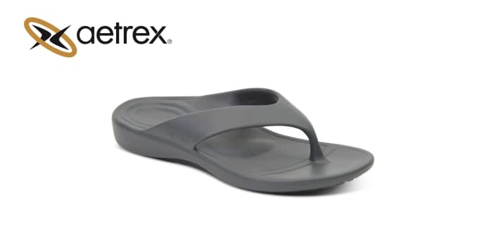 Men’s flip-flops MENS MAUI CHARCOAL — product photo