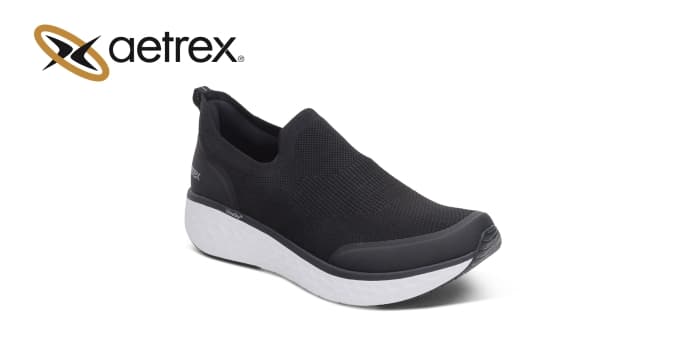 Men’s sneakers DASH BLACK — product by Aetrex