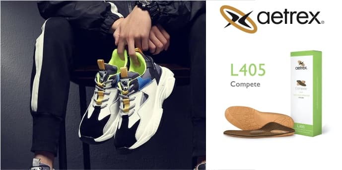 Men’s insoles L405 — product by Aetrex