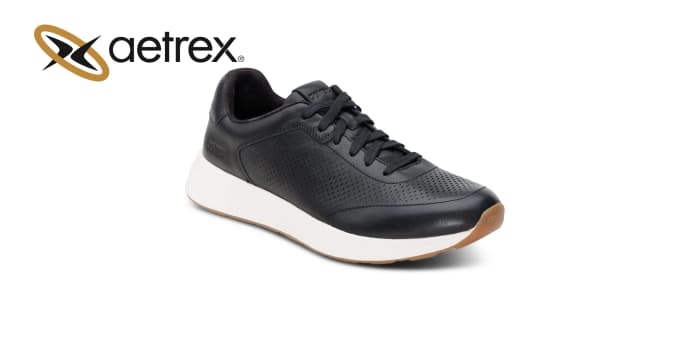 Men’s sneakers DREW BLACK — product by Aetrex