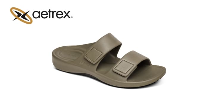 Men’s slides MILOS ARMY — product photo