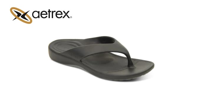 Men’s flip-flops MENS MAUI BLACK — product photo