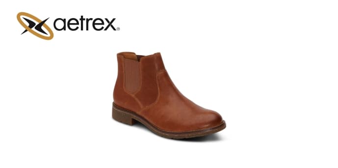 Women’s boots KAYLEE COGNAC — product by Aetrex