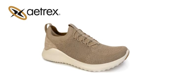 Women’s sneakers KINSLEY TAN — product by Aetrex