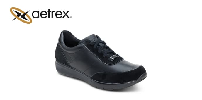 Women’s sneakers IVY BLACK — product by Aetrex