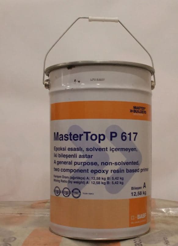 MasterTop P617 (Gury beton substratlar üçin iki komponentli epoksi primer, çözgütsiz) — Kämil Dizaýn önümi
