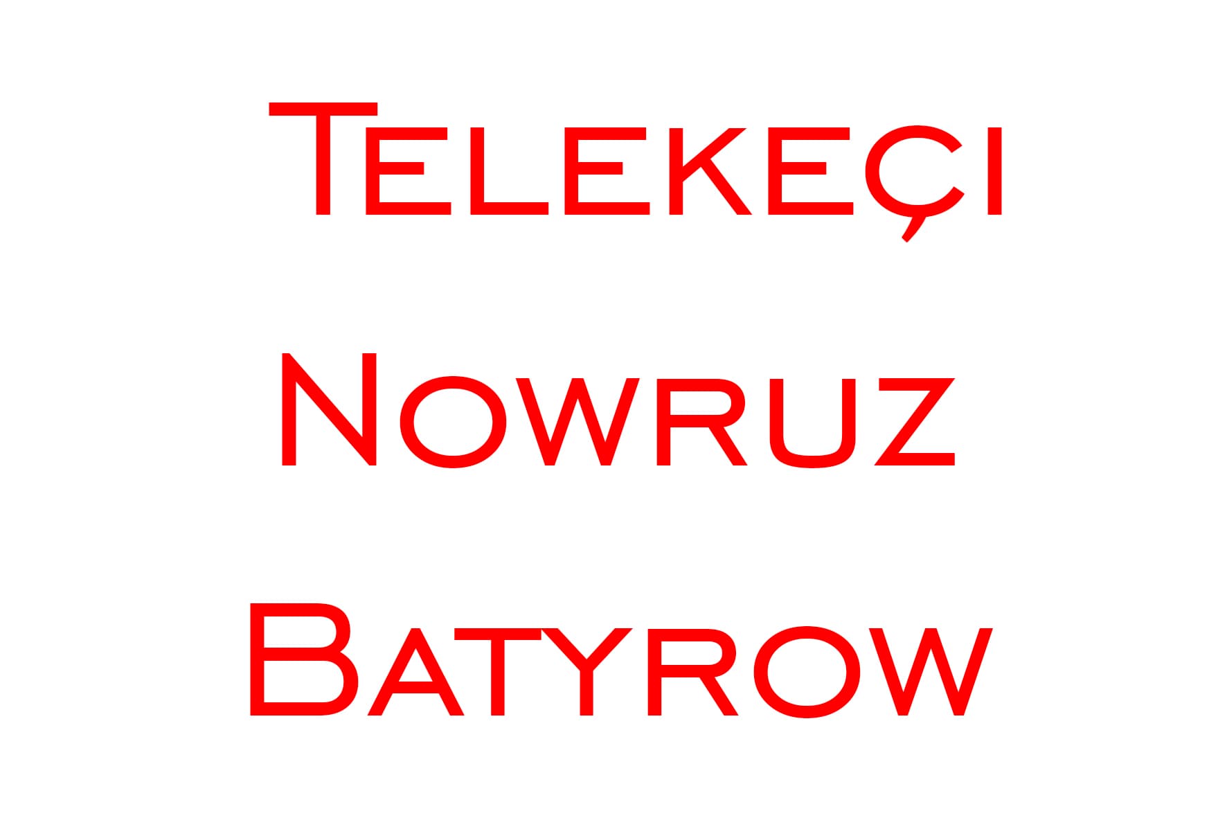 Nowruz Batyrow logo